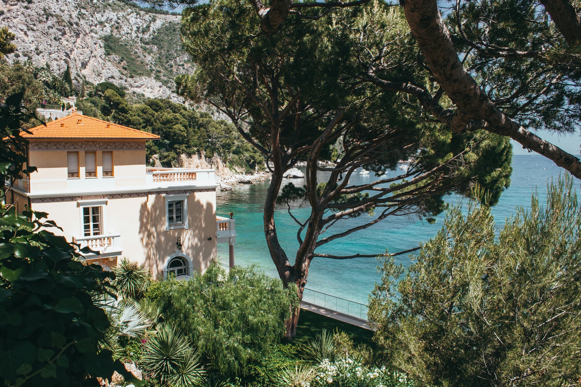 French Riviera coastline